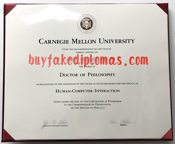 Carnegie Mellon University Degree, Fake Carnegie Mellon University Degree