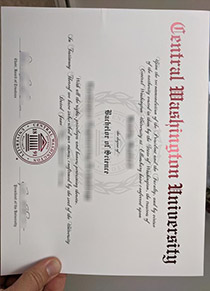 Central Washington University fake diploma
