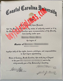 Coastal Carolina University fake diploma