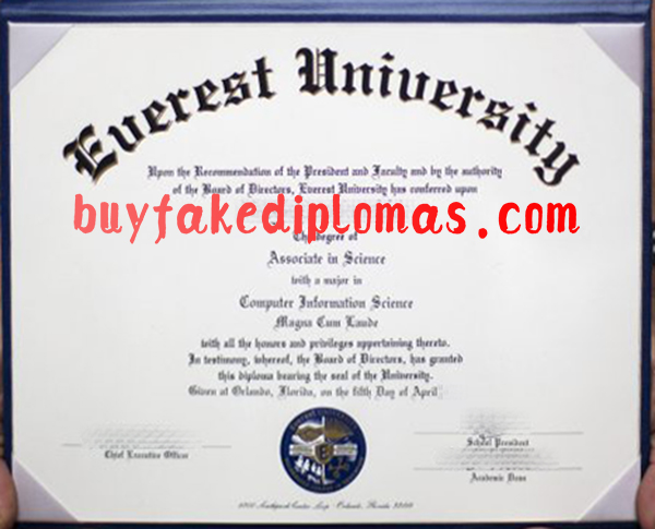 Everest University Degree, Fake Everest University Degree