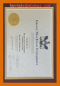 Grant MacEwan University Degree Certificate, Buy Fake Grant MacEwan University Degree Certificate