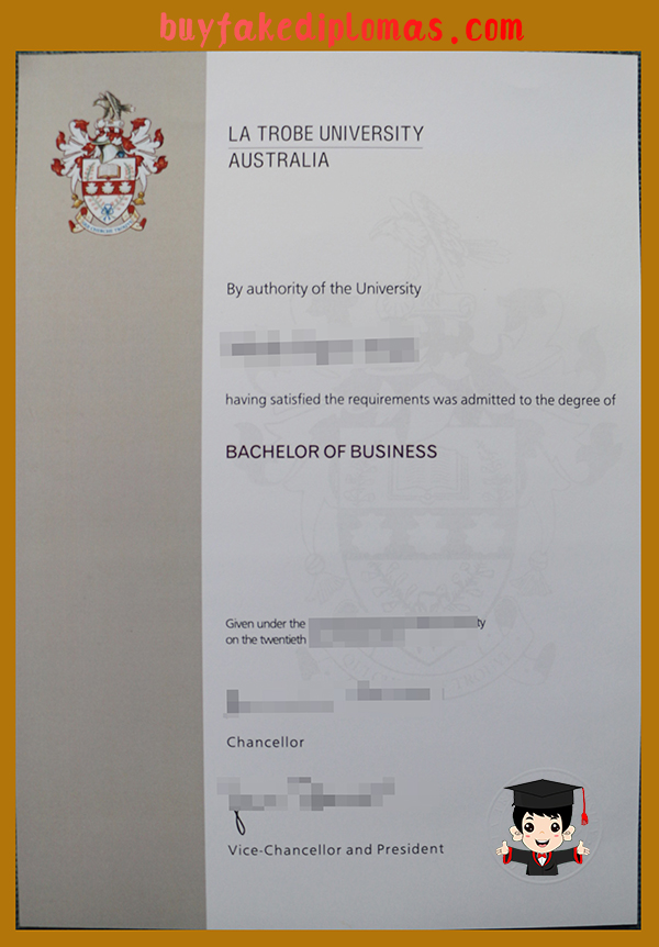 La Trobe University Degree, fake La Trobe University Degree