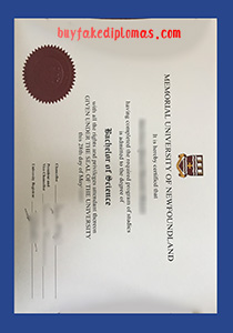 Memorial University of Newfoundland Degree Certificate， Buy Fake Memorial University of Newfoundland Degree Certificate