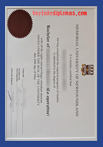 Memorial University of Newfoundland Degree, Buy Fake Memorial University of Newfoundland Degree