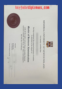 Memorial University of Newfoundland MBA Degree, Buy Fake Memorial University of Newfoundland MBA Degree