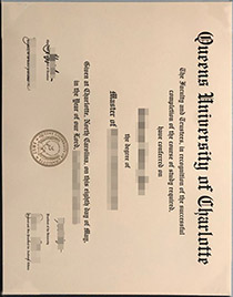 Queens University of Charlotte fake diploma