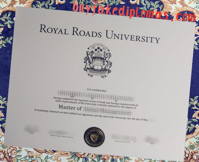 Fake Royal Roads University Degree