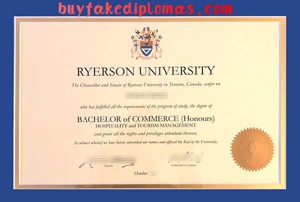 Ryerson University Diploma, Fake Ryerson University Diploma