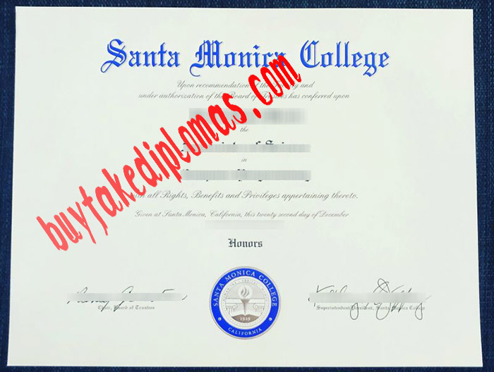 Santa Monica College fake diploma
