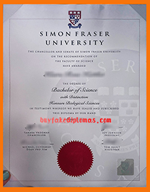 Simon Fraser University Degree, Buy Fake Simon Fraser University Degree