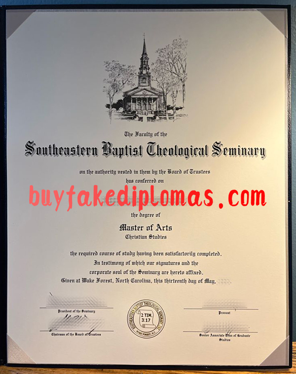 Southeastern Baptist Theological Seminary Degree, Fake Southeastern Baptist Theological Seminary Degree