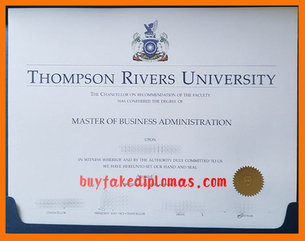 Thompson Rivers University Degree, Buy Fake Thompson Rivers University Degree