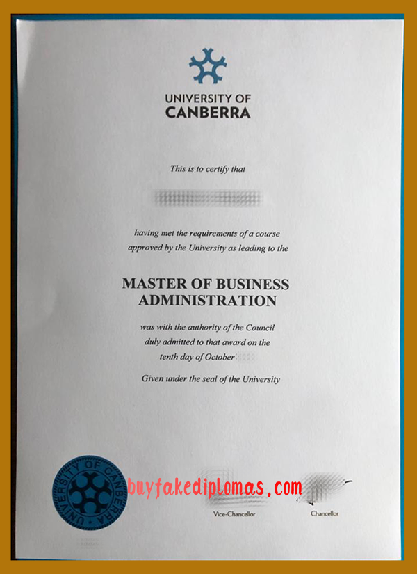 University of Canberra Degree, Buy Fake University of Canberra Degree