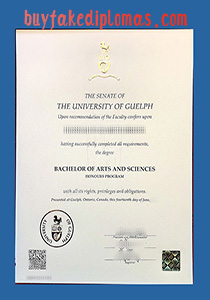 University of Guelph Degree, Fake University of Guelph Degree