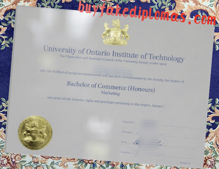 Fake University of Ontario Institute of Technology Degree