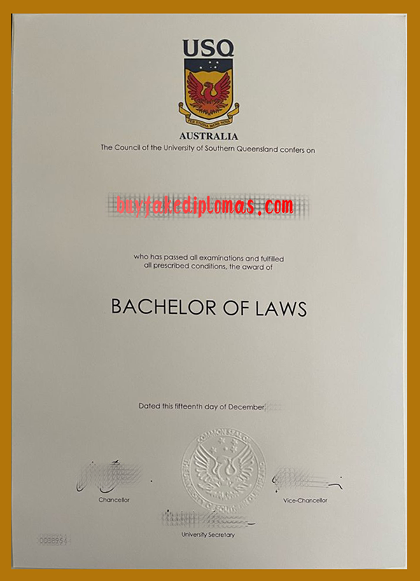University of Southern Queensland Degree, Fake University of Southern Queensland Degree