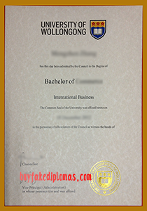 University of Wollongong Diploma, Fake University of Wollongong Diploma