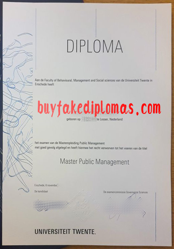 Universityit Twente Diploma, Fake Universityit Twente Diploma
