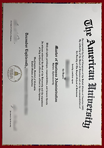 American University MBA Degree Certificate, Buy Fake American University MBA Degree Certificate