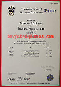 Association of Business Executives Diploma, Buy Fake Association of Business Executives Diploma