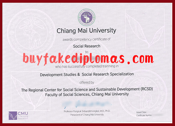 Chiang Mai University Diploma, Fake Chiang Mai University Diploma