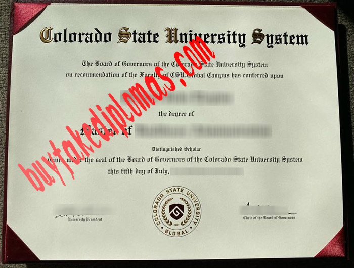Colorado State University System fake diploma