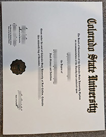 Colorado State University fake diploma