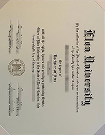 Elon University fake diploma