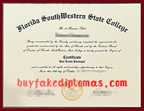 Florida SouthWestern State College Diploma, Buy Fake Florida SouthWestern State College Diploma