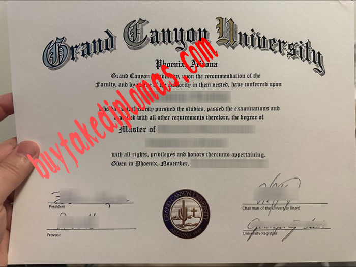Grand Canyon University fake diploma