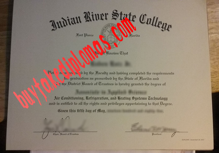 Indian River State College fake diploma