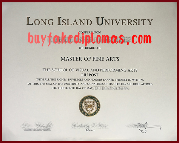 Long Island University Degree, Fake Long Island University Degree