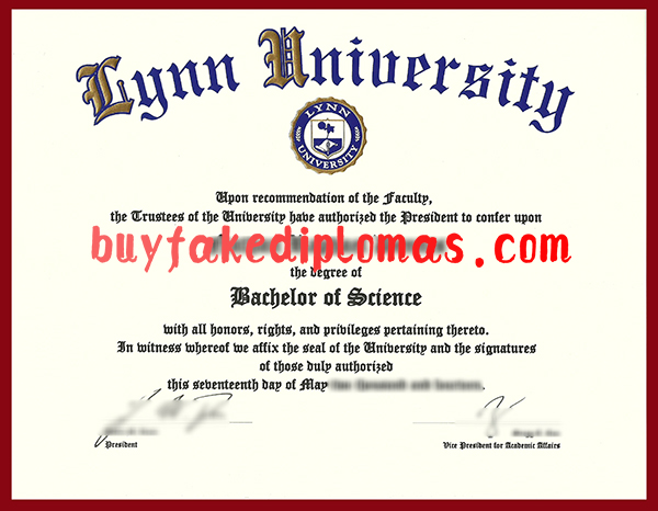 Lynn University Degree, Fake Lynn University Degree