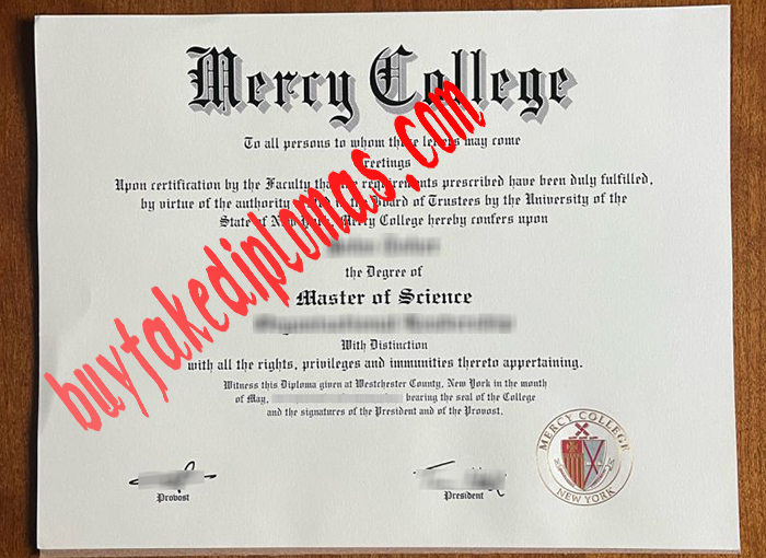 Mercy College fake diploma