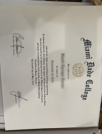 Miami Dade College fake diploma