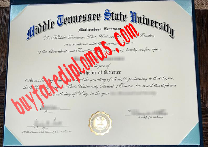 Middle Tennessee State University fake diploma