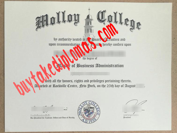 Molloy College fake diploma