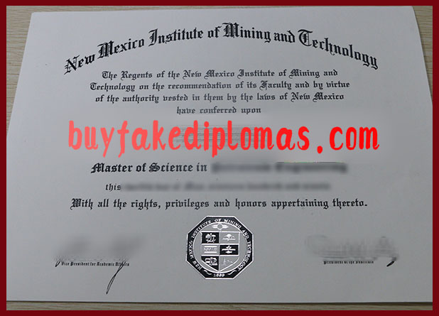New Mexico Institute of Mining and Technology Degree, Fake New Mexico Institute of Mining and Technology Degree