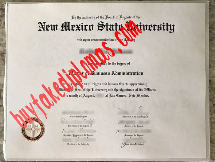 New Mexico State University fake diploma