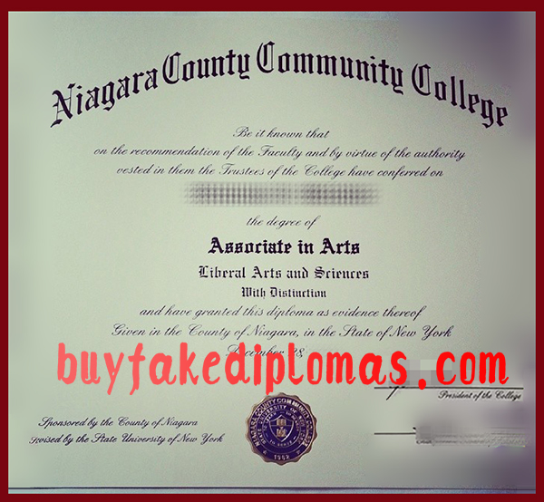 Niagara County Community College Degree, Fake Niagara County Community College Degree