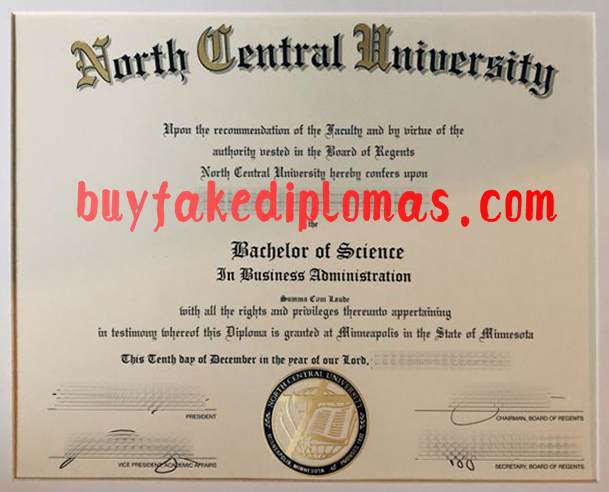 North Central University Fake Degree