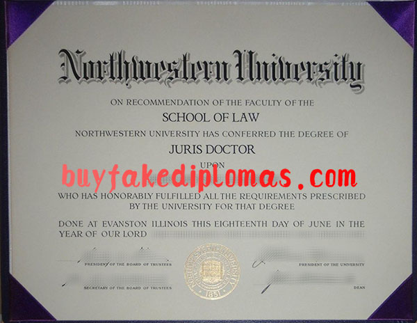 Northwestern University Fake Diploma