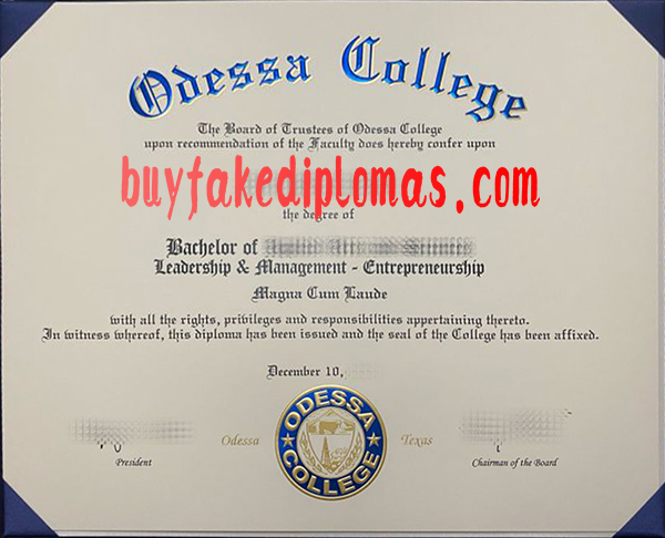 Odessa College Fake Degree 