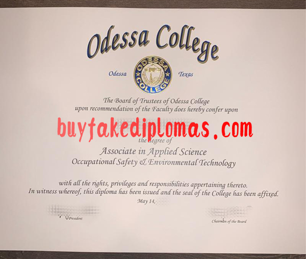 Odessa College Fake Diploma