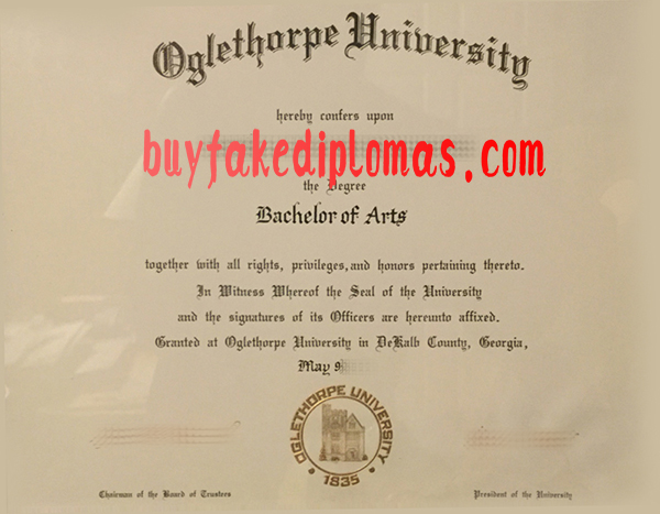 Oglethorpe University Fake Degree
