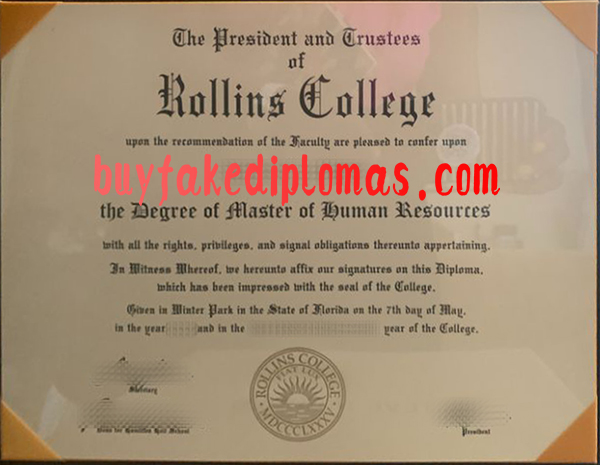 Rollins College Fake Diploma