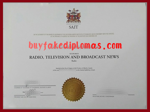 SAIT Diploma, Fake SAIT Diploma