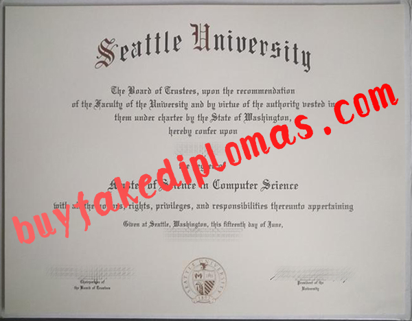 Fake Seattle University Degree