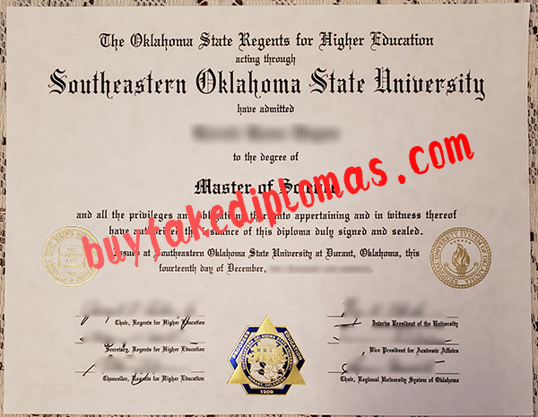 Fake Southwestern Oklahoma State University Degree