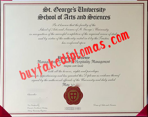 Fake St. George’s University School of Medicine Degree